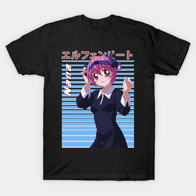 Manga Magic Immerse In The World Of Elfen Lied T-Shirt by Super Face